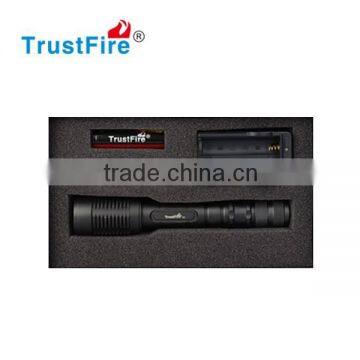 TrustFire Z5 zoom hunting flashlight 1600LM T6 light zoomable 18650 torchlight factory manufacturer