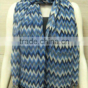 New High Fashion Zig-Zag wool shawls/scarves