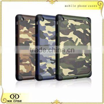 For iPad mini case, hot sale camouflage army leather accessories