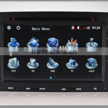 Car DVD Radio CD Player for Megane Navigation Bluetooth
