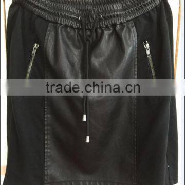 Popular Design Fringes Tassel Lace Sexy PU Skirts China Factory Wholesale photo-4