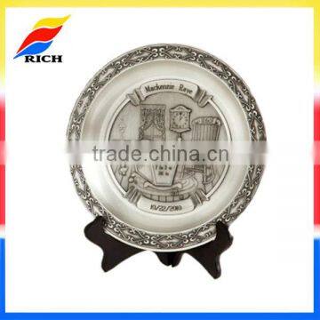 High quality collectible scenery plates commemorative items for souvenir