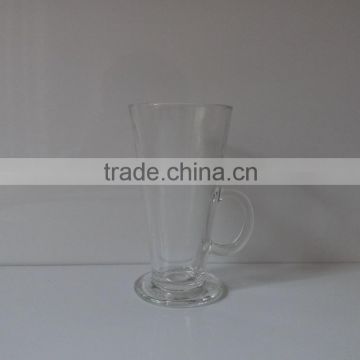 Europe hot selling cafe latte cup with handle