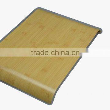 Bread and Tea House Bamboo Wooden Pastry Veneer Handle Bar Party Serving Tray Platter