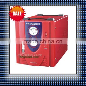 80-260V 3000VA Relay Type Single Phase 80% Power Automatic Low Voltage Regulator with 100% Aluminum EI Transformer