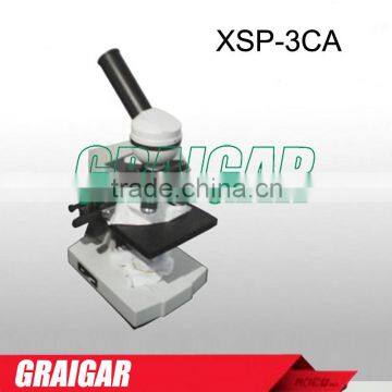 XSP-3CA Monocular Biological Microscope Wide-angle eyepiece Compact structure