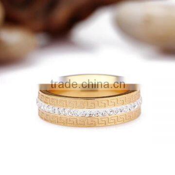 Gold Wedding Stainless Steel Ring Designs for Men photo-3