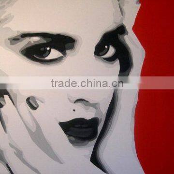 Pop art painting of Madonna