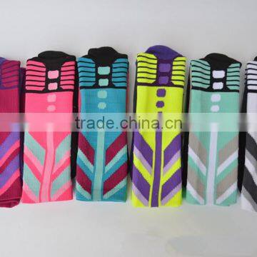 basketball sports socks men knee high fluorescent towel with thick socks wholesale sports socks happy socks