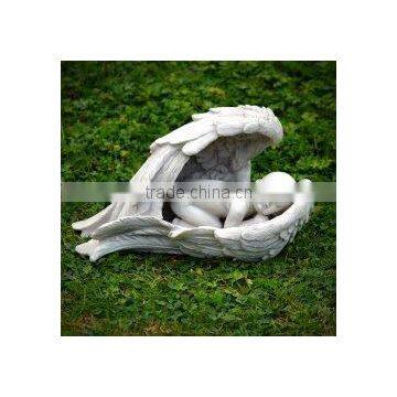 hand carved marble angel statue