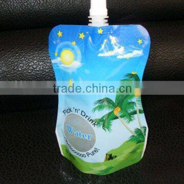 Fully automatic stand up pouch with spout packing machine