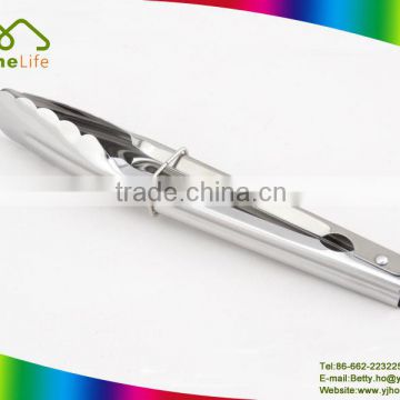 BBQ kitchen serving tongs stainless steel tongs