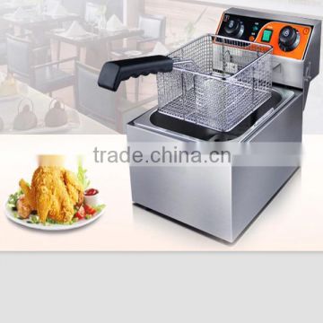 2015 Hot Selling Tabletop Professional Stainless Steel electric industrial fryer