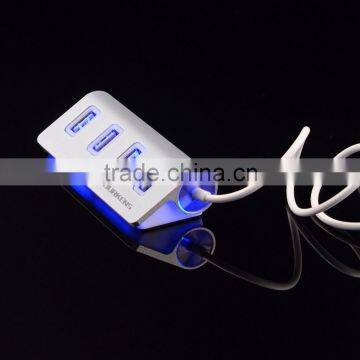 Hub Factory Aluminum USB 2.0 Hub with 4 Ports