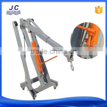 2 Ton Folding Manual Hydraulic Cherry Picker Engine Crane Shop Press Hoist Lift