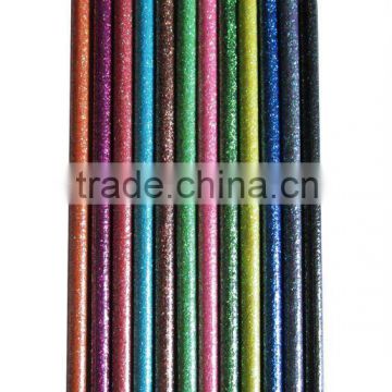 glitter printing wooden color pencil