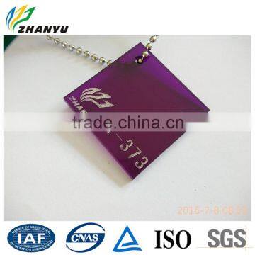 Purple Translucence Color Cast Acrylic Plastic Sheet