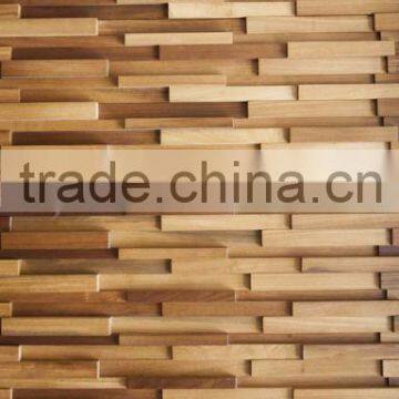 teek baroque style decorative 3D wood wall panel