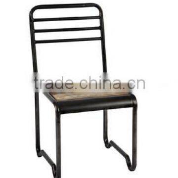 industrial metal dining chair , Recycle metal dining chair