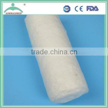 100% pure soft custom sizes bleached cosmetic cotton roll