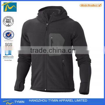 Wholesale custom windproof 100% pes fleece lined softshell jacket