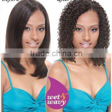 Indi Remy Afro Jerry Weave - Remy Hair - Indian Remy Curly Weaves