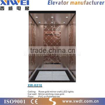 XIWEI Hairline Stainless Black Titanizing Home Elevator photo-2