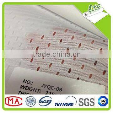 115gsm knitted white digital printing polyester mesh fabric for cabinet flags