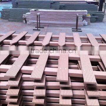 Wood Plastic composite material eco-friendly WPC garden fence