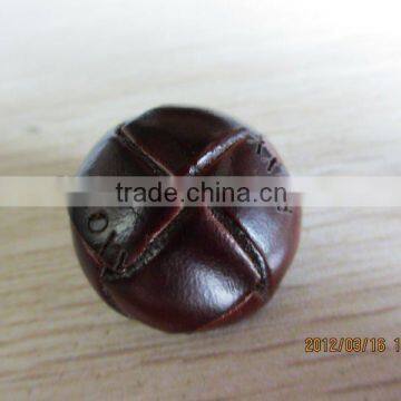 Genuine Leather Button