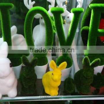 Artificial grass animals for market decor