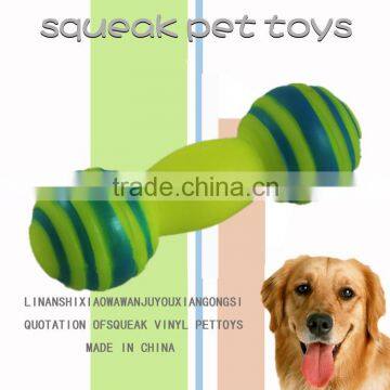 Dog toy dumbbells