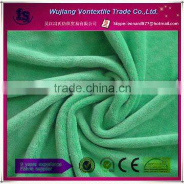 Hot selling customize Fleece fabric for blanket /100% polyester soft fleece fabric