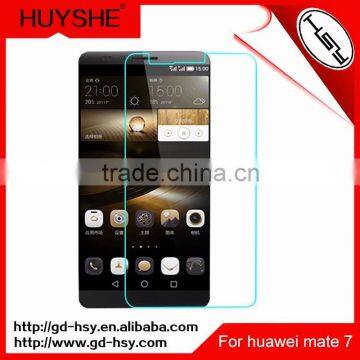HUYSHE cell phone accessories tempered glass anti-scratch screen 0.3mm protector for Huawei Mate 7