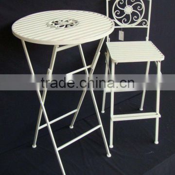 Metal Round Bar table