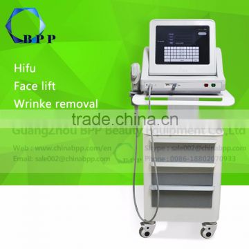 Eyes Wrinkle Removal Vertical Hifu Machine / High Intensity Focused Hifu For 0.1-2J Wrinkle Removal / Hifu Face Lift With Medical CE