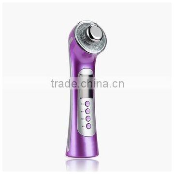 5 in 1 multifunctional ultrasonic facial massager with galvanic photon therapy