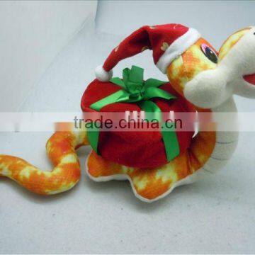 christmas gift plush stuffed snake