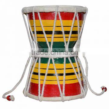 PROFESSIONAL HANDMADE INDIAN RELIGIOUS SHIVA FOLK MUSICAL DAMROO DAMRU photo-2