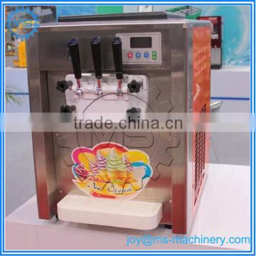 Professional commercial table top soft serve ice cream machine