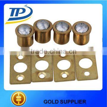 8mm/10mm/12mm brass spring door ball catch door spring catches with strike plate
