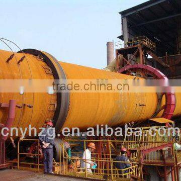 Yuhong high efficiency lime rotary kiln with ISO certificate