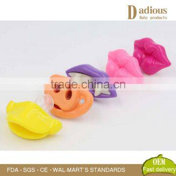 Funny BPA Free Baby Infant Dummy Teether Silicone Nipple Soother Pacifier photo-5