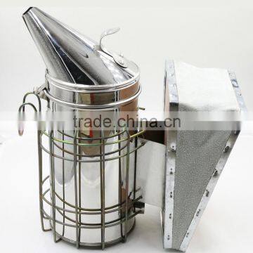 bee equipment stainless steel bee smoker used to drive bees from China bee smoker