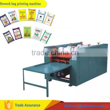 Neweek 3 colors grain sack printer equipment feed fertilizer bag printing machine