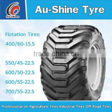 High flotation farm implement tire400/55-17.5,45/60-26.5