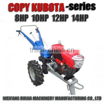 China Manufacturer Low Price of Rice Harvester for Walking Tractors on Sale! Cheap 2wd Tractors With Rice / Wheat Harvester ! photo-5