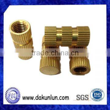 Precision Brass Knurled Insert Nuts