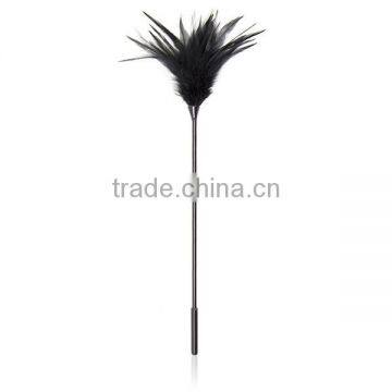 Feather tickler Sex toy feather tickler Chicken feather tickler for sex games sex toy feather tickler with plastic handle,35cm