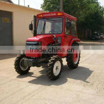 Cabin Garden Tractor 35hp ,4wd 3 cylider,foton type engine hood